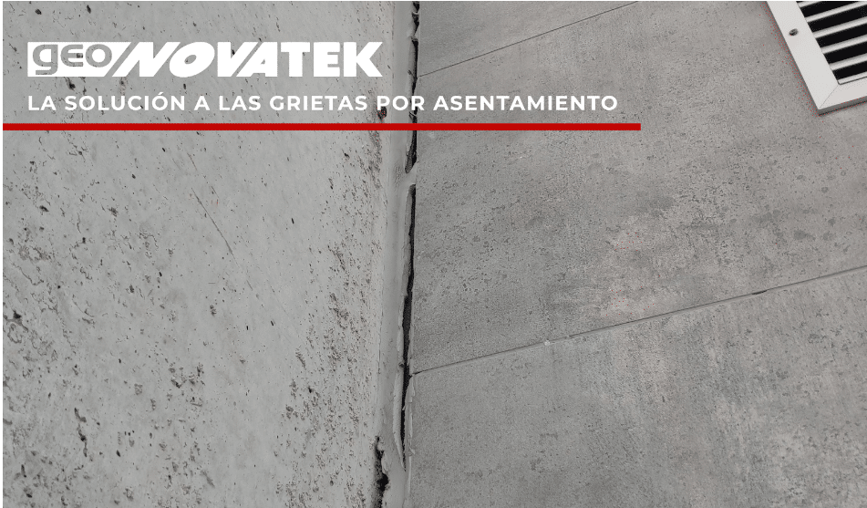 Grietas por asentamiento - GEonovatek