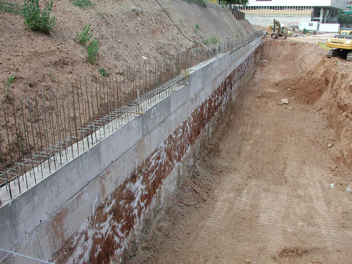 Muro de contenção
