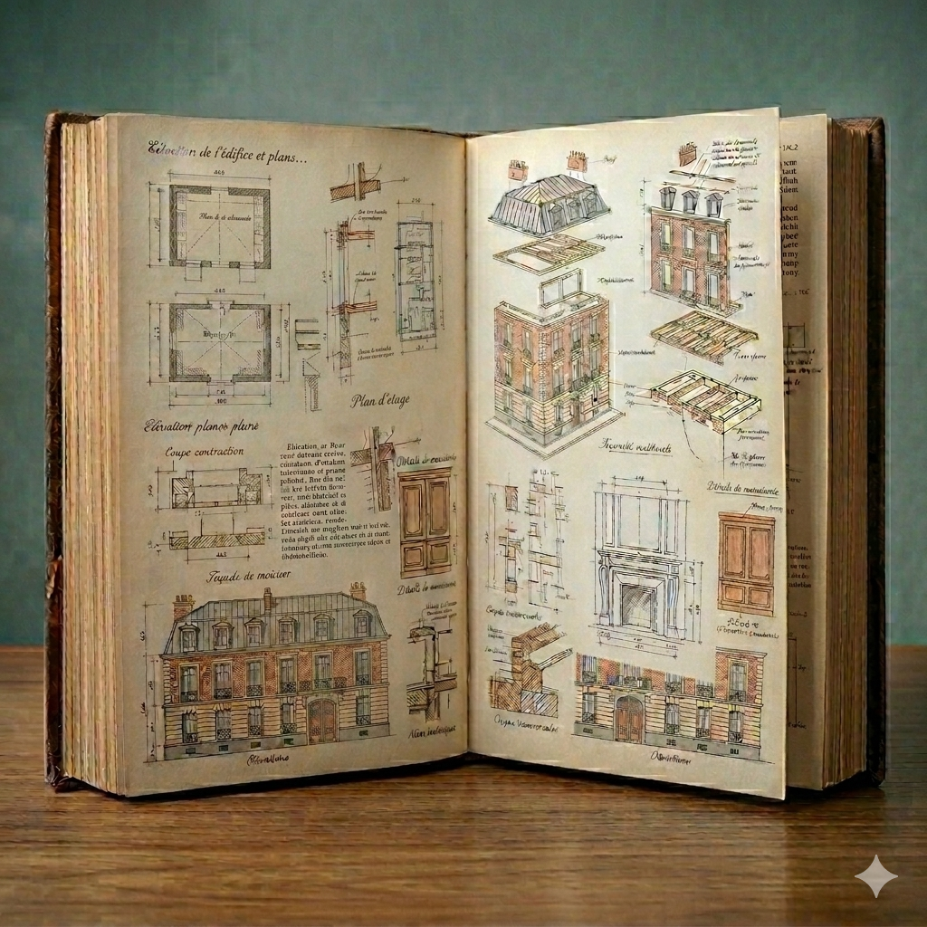 mapas en el libro edificio